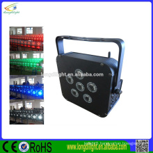 6x10w rgbaw 5in1 color mixing Emitting Color Battery & Wireless led par can